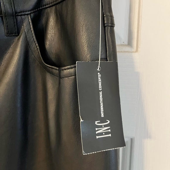 INC pleather pants - Picture 3 of 4